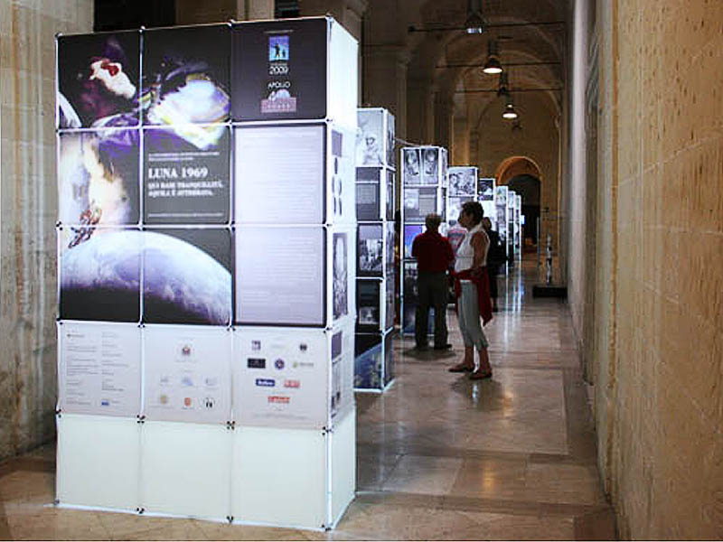 Photo of the Quadra Kube modular structure 21 Fastand accessori stand fiera