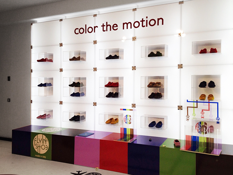 Exhibition stand set up Quadra Mono 10 Fastand accessori stand fiera