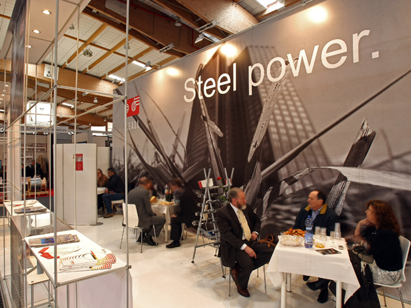 Photo of the Quadra Kube modular structure 23 Fastand accessori stand fiera