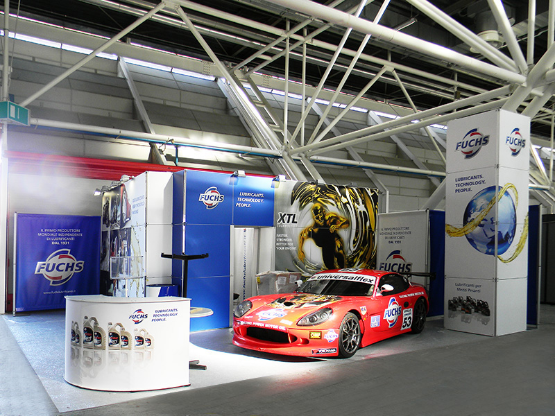 Photo of the Quadra Kube modular structure 17 Fastand accessori stand fiera