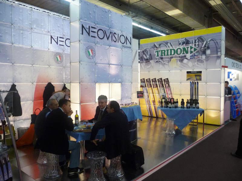 Photo of the Quadra Kube modular structure 10 Fastand accessori stand fiera
