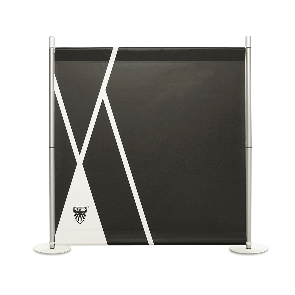 white stand backdrop