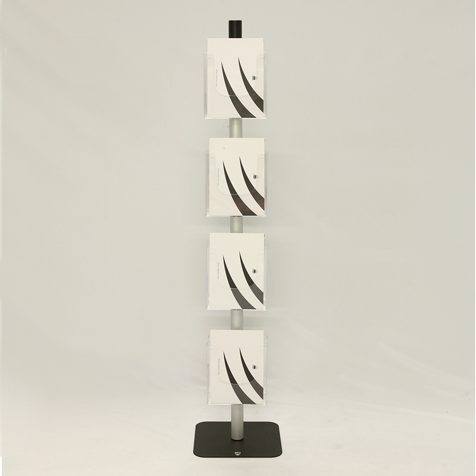 piantana-3-tasche literature display stilo