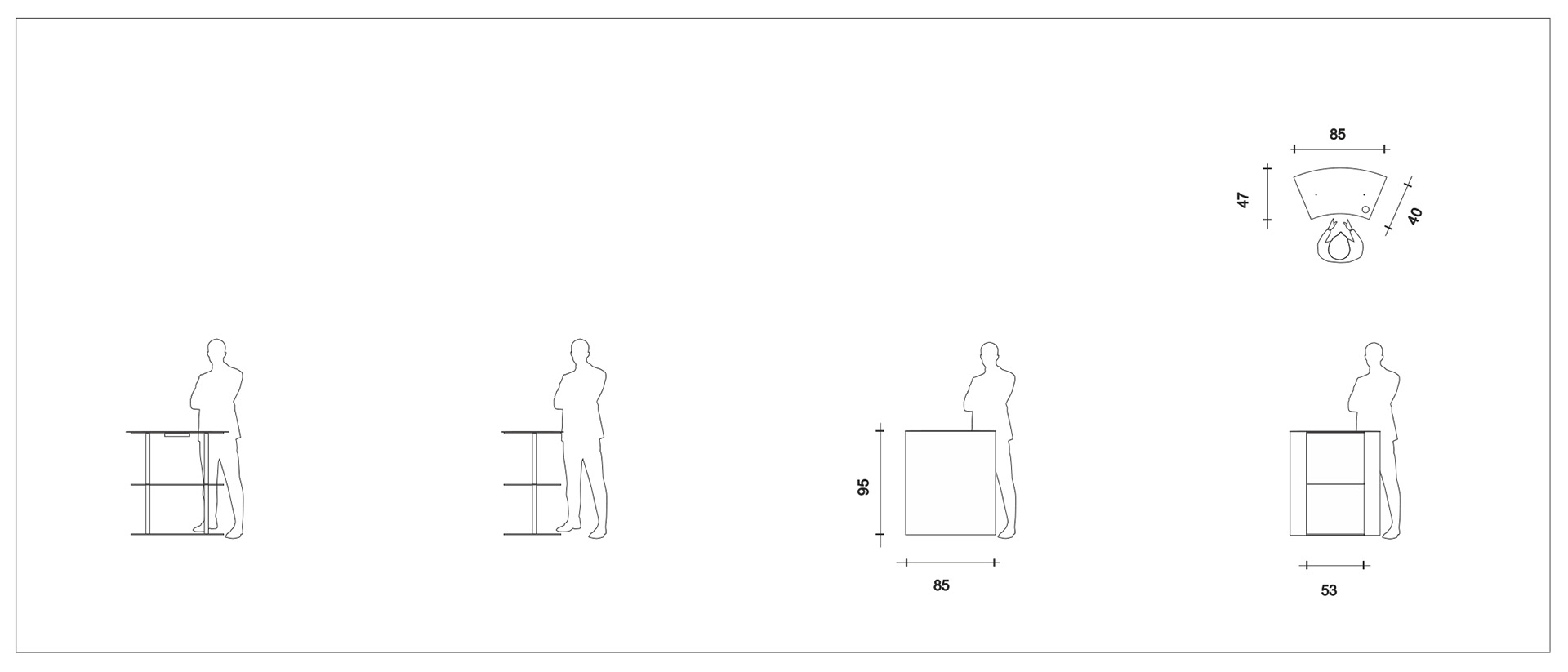 sfera modular circular reception design