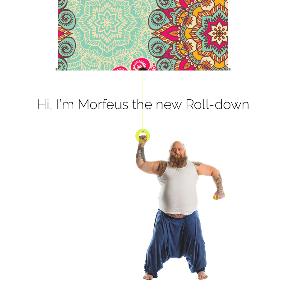 graphic blackout ups and downs for backdrops