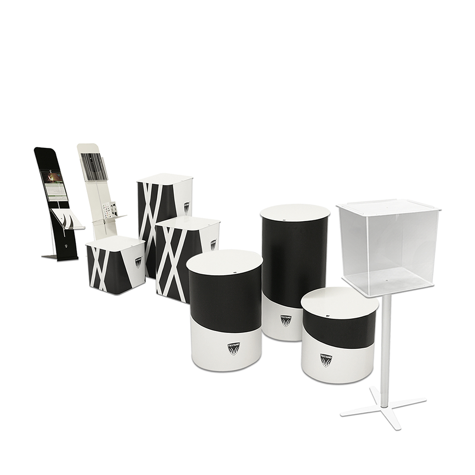 portable roll-up display range