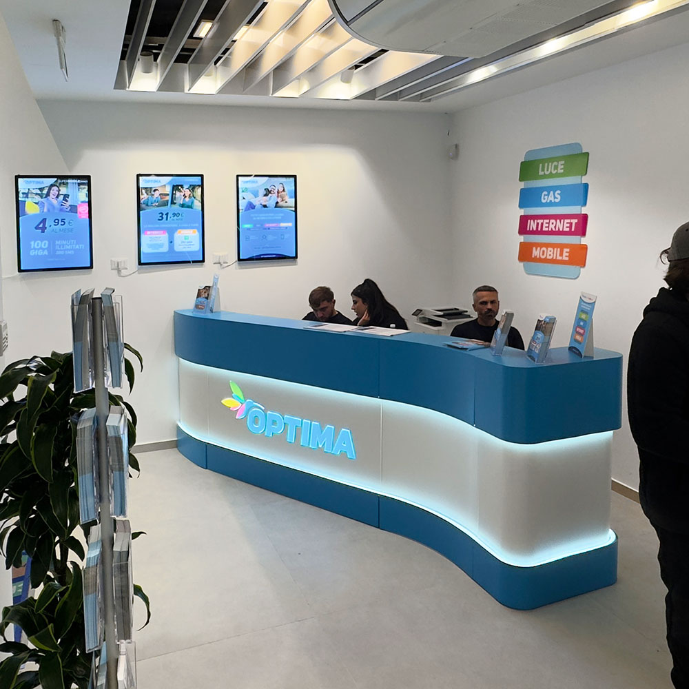 trade show stand with fabric covering