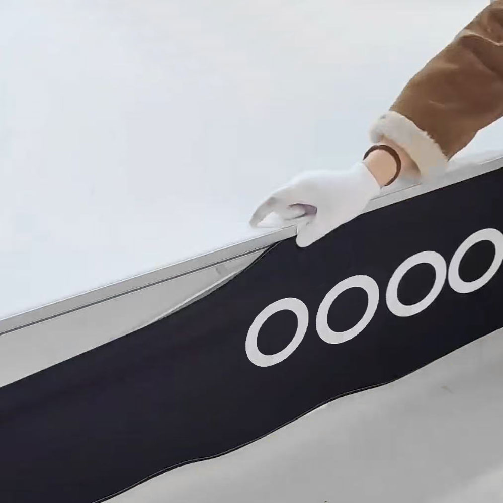 pop-up tarpaulin fixing