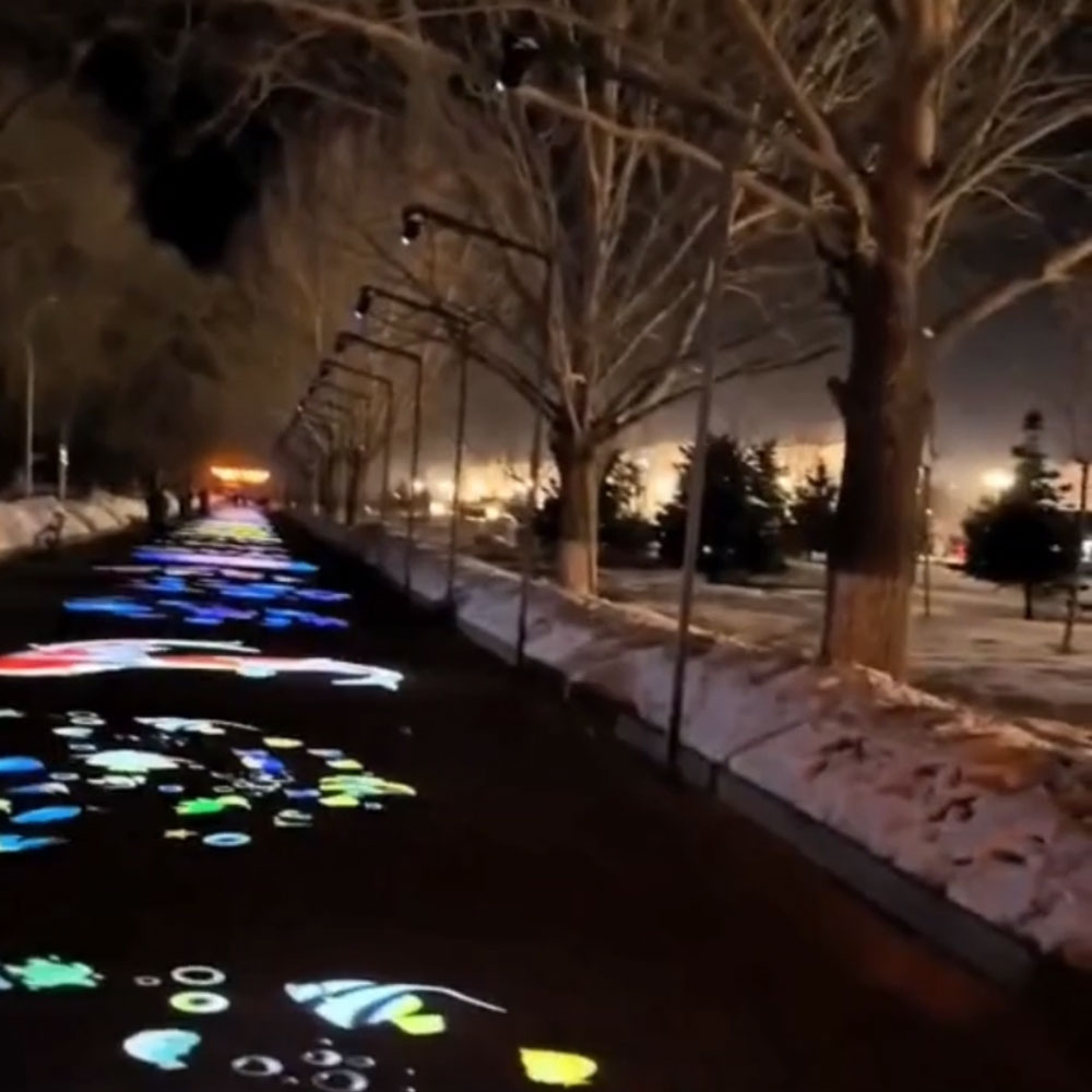 LEDs with computerised control