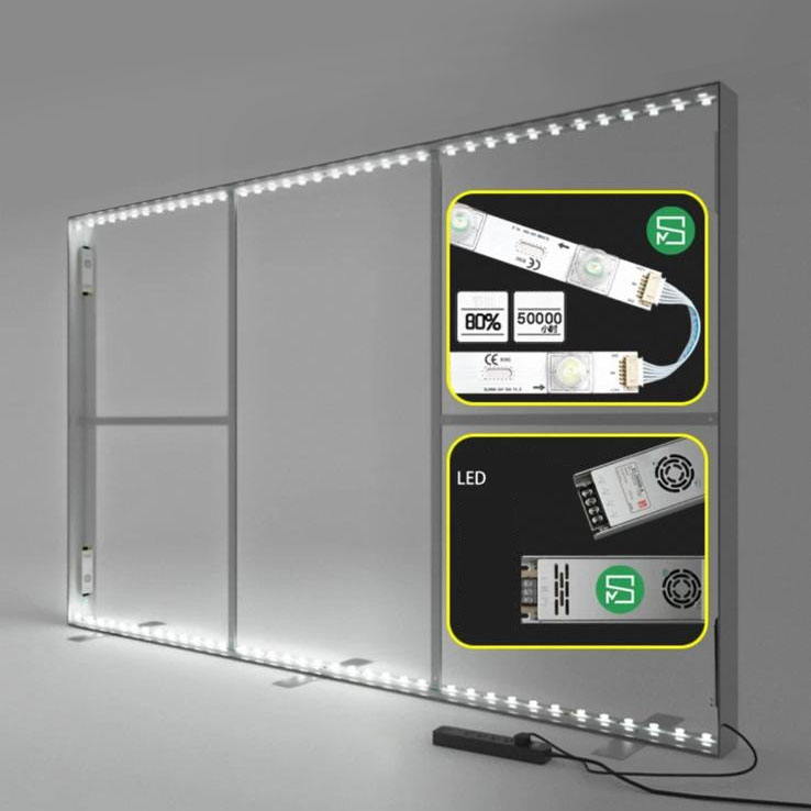 Backdrop retroilluminato