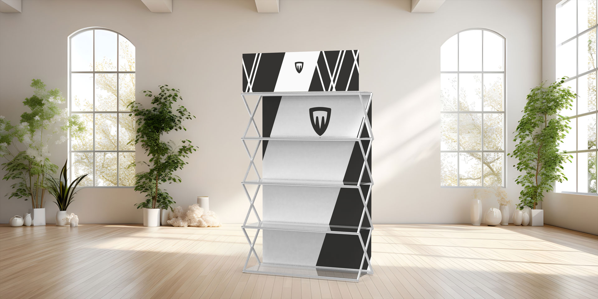 portable shelf display