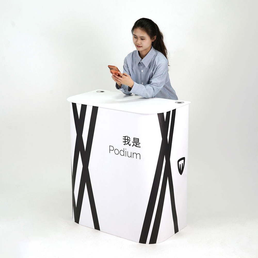 desk portable finish podium