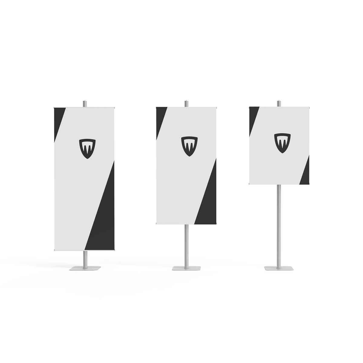 portable pull-up display