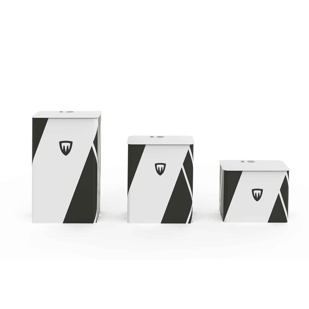 rectangular display stand