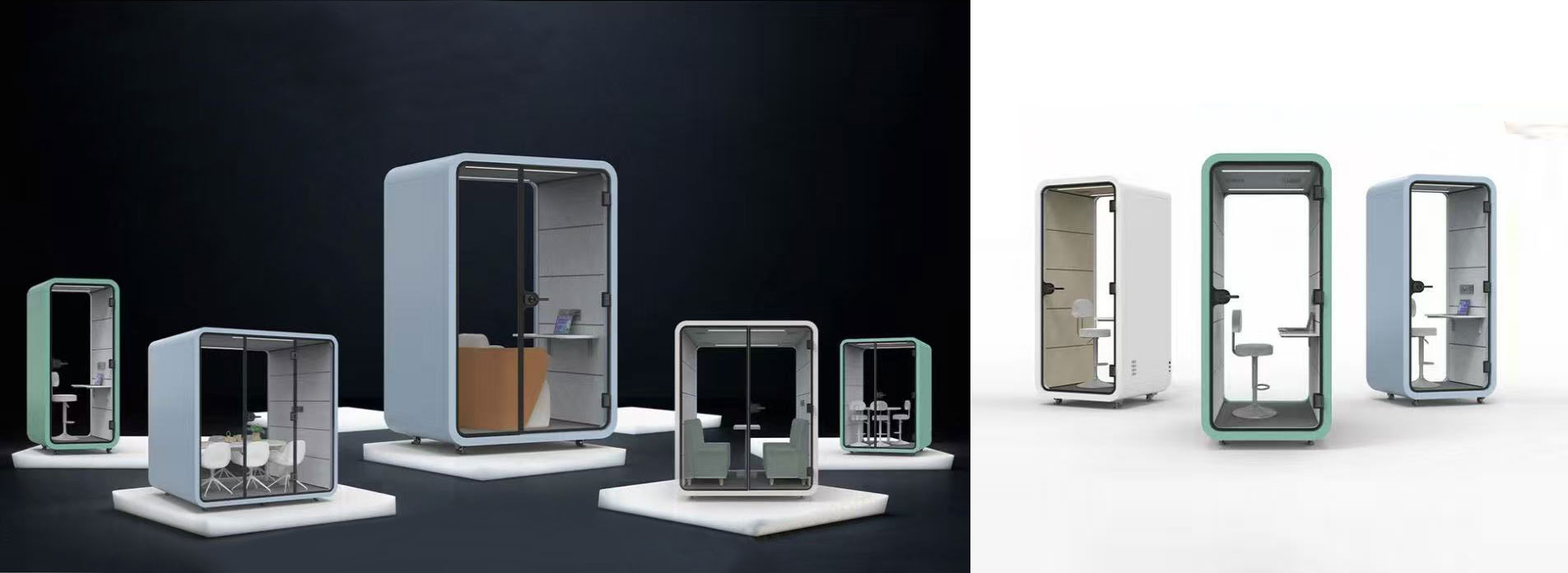 PRESENTAQ Uffici mobili insonorizzati