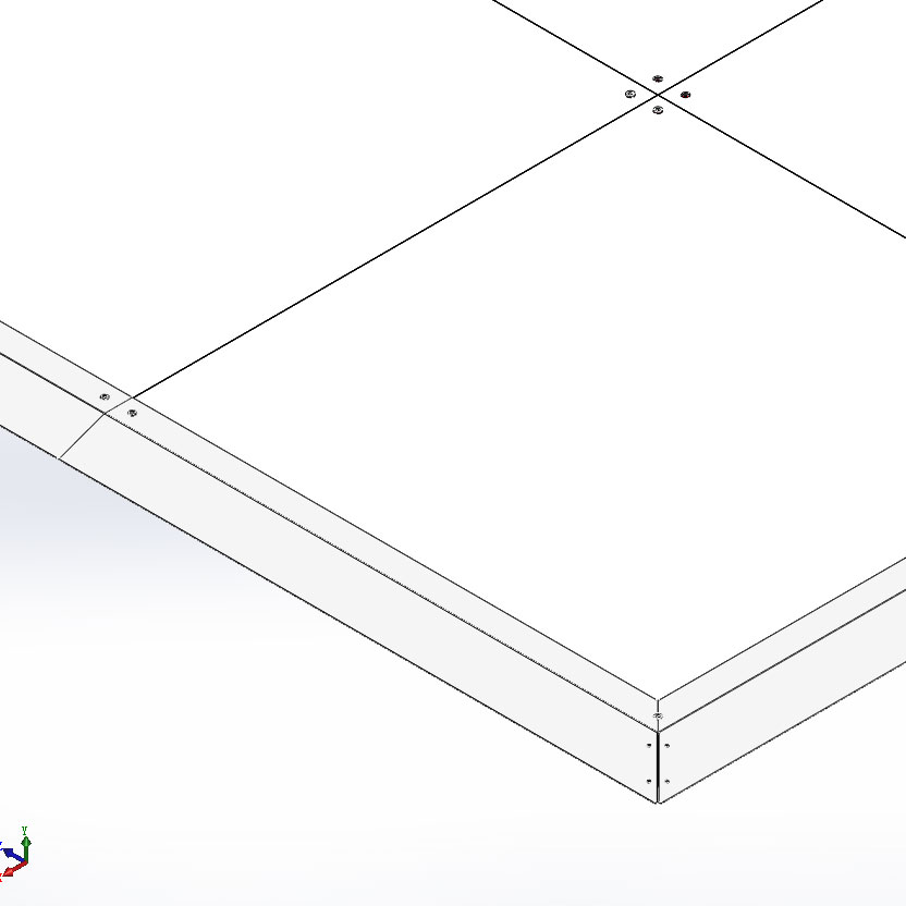 SPAZIO-1 modular flooring for booths