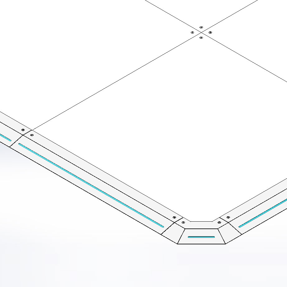 SPAZIO2-LED modular flooring