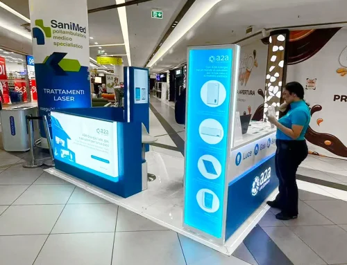 Shopping mall stand maintenance