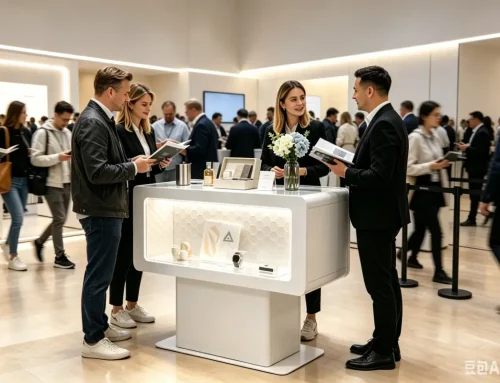 Portable reception counter